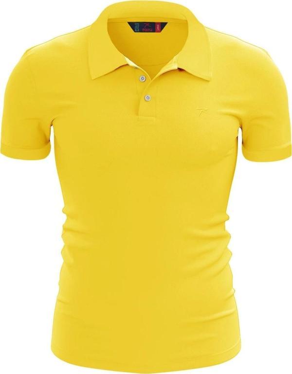 %100 Pamuk Polo T-Shirt IMPERO SARI - Image 1