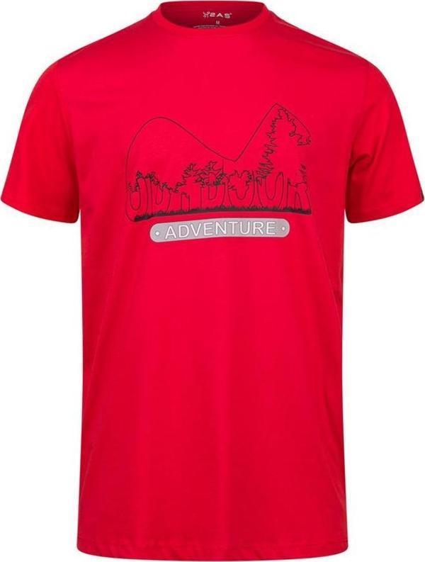 2AS Alex Baskılı Erkek Sıfır Yaka T-Shirt 016 - Image 1