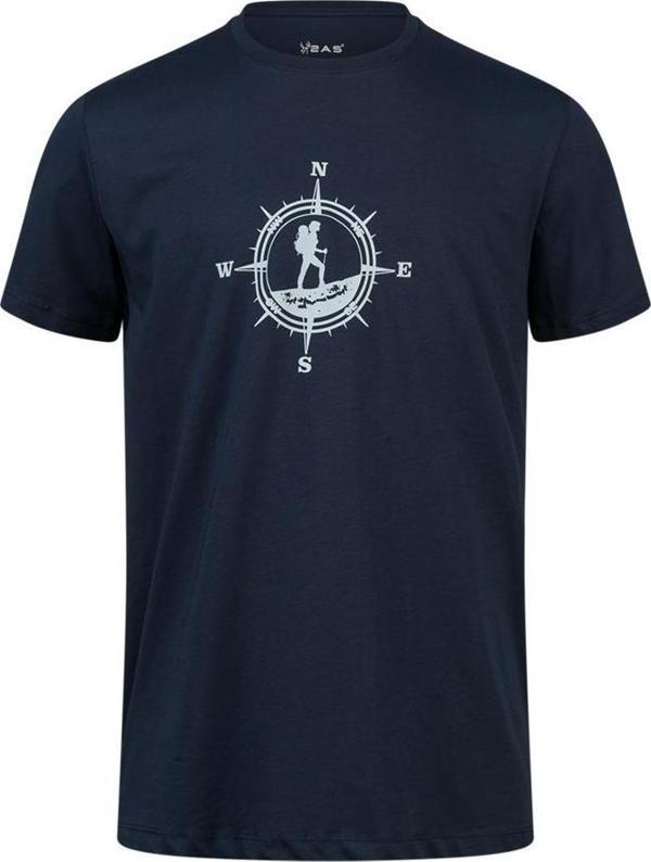 2AS Alex Baskılı Erkek Sıfır Yaka T-Shirt - Image 1
