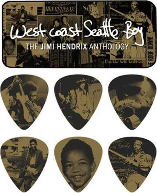 Jim Dunlop Jimi Hendrix West Coast 6lı Pena Seti (Heavy) - Image 1