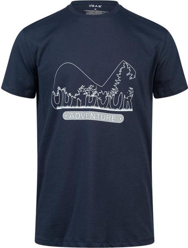 2AS Alex Baskılı Erkek Sıfır Yaka T-Shirt 016 - Image 1