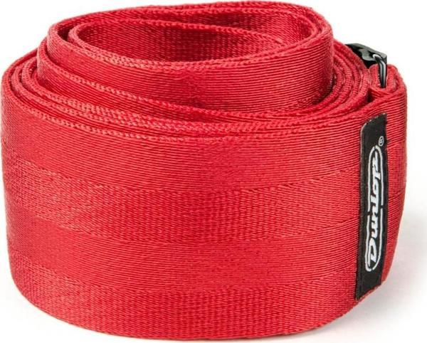 Jim Dunlop DST7001RD Deluxe Seatbelt Gitar Askısı (Kırmızı) - Image 1