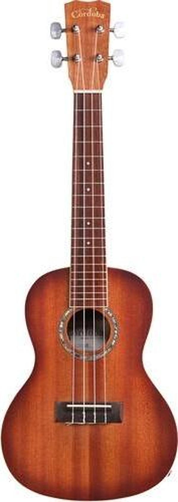 Cordoba 15CM-E 15 Series Concert Elektro Ukulele (Edgeburst Satin) - Image 1