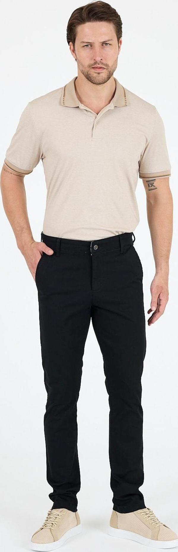 Erkek Slim Fit Chino Pantolon – %98 Pamuk %2 Elastan Rahat Şık Günlük Esnek Kumaş Pantolon 1012 - Image 1