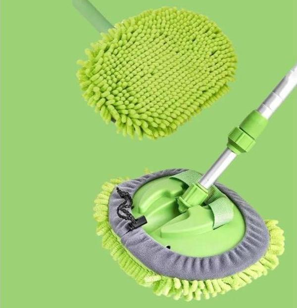 Büro Ev Ofis Arabası için Araç Dışı Yedek Bezli Mikrofiber Oto Yıkama Fırçası - Image 1