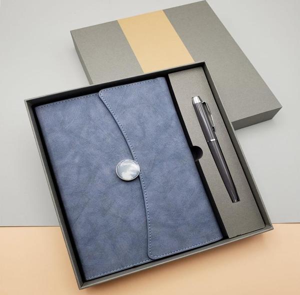 Büro Ev Ofis Hediyesi için Lacivert Defter Kalem Seti - Image 1