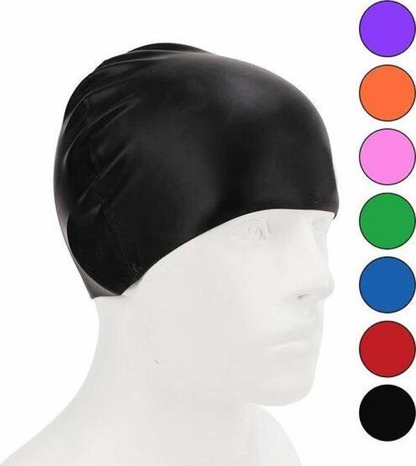 Büro Ev Ofis Deniz Havuz Yüzme Keyfi için Sızdırmaz Latex Saç Bonesi - Image 1