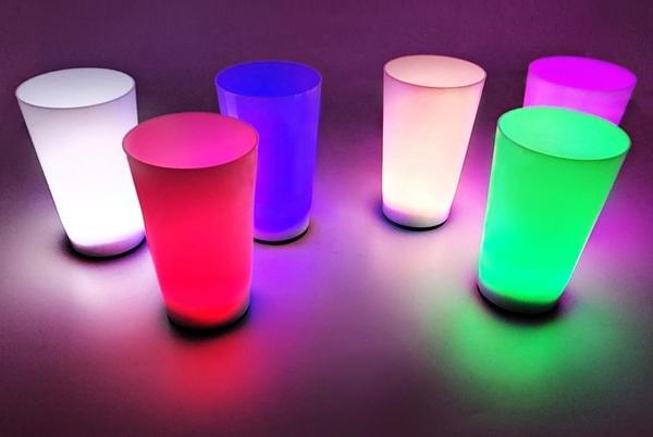 Büro Ev Ofis Etkinik Partisi için 6ADET 6RENK Fosforlu Glow Bardak Seti - Image 1