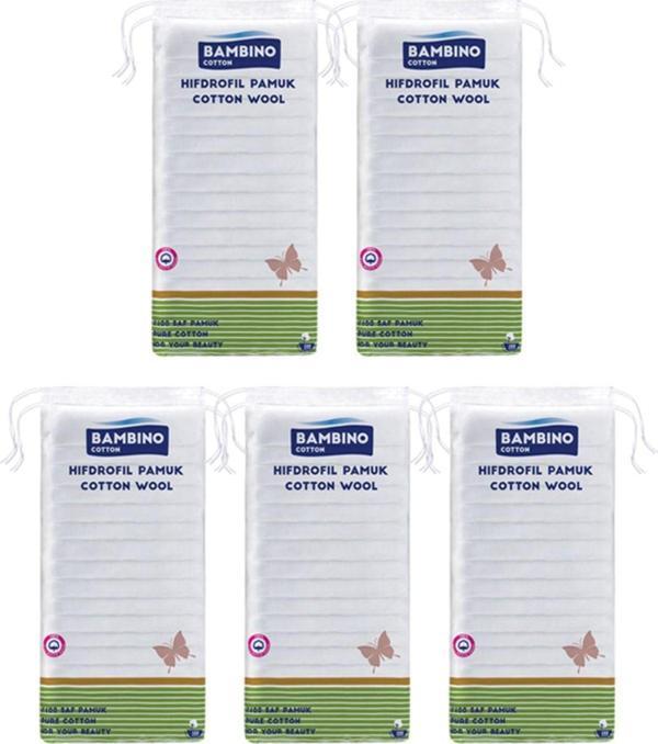 Bambino Cotton Hidrofil Pamuk 50 Gr X 5 - Image 1
