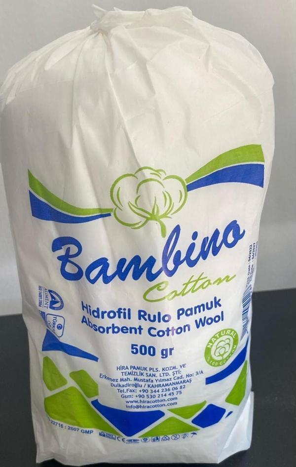Bambino Hidrofil Rulo Pamuk 500 gr  - Image 1