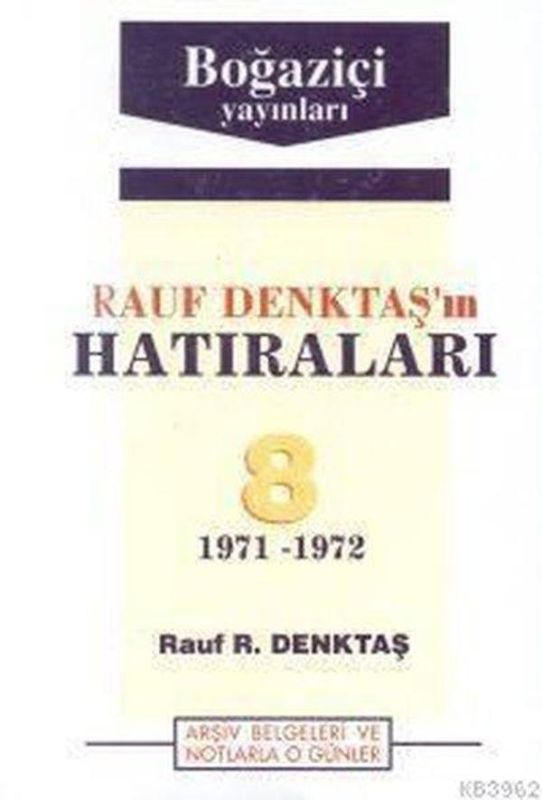 Rauf Denktaş'ın Hatıraları 8. Cilt - Boğaziçi Yayınları - Image 1