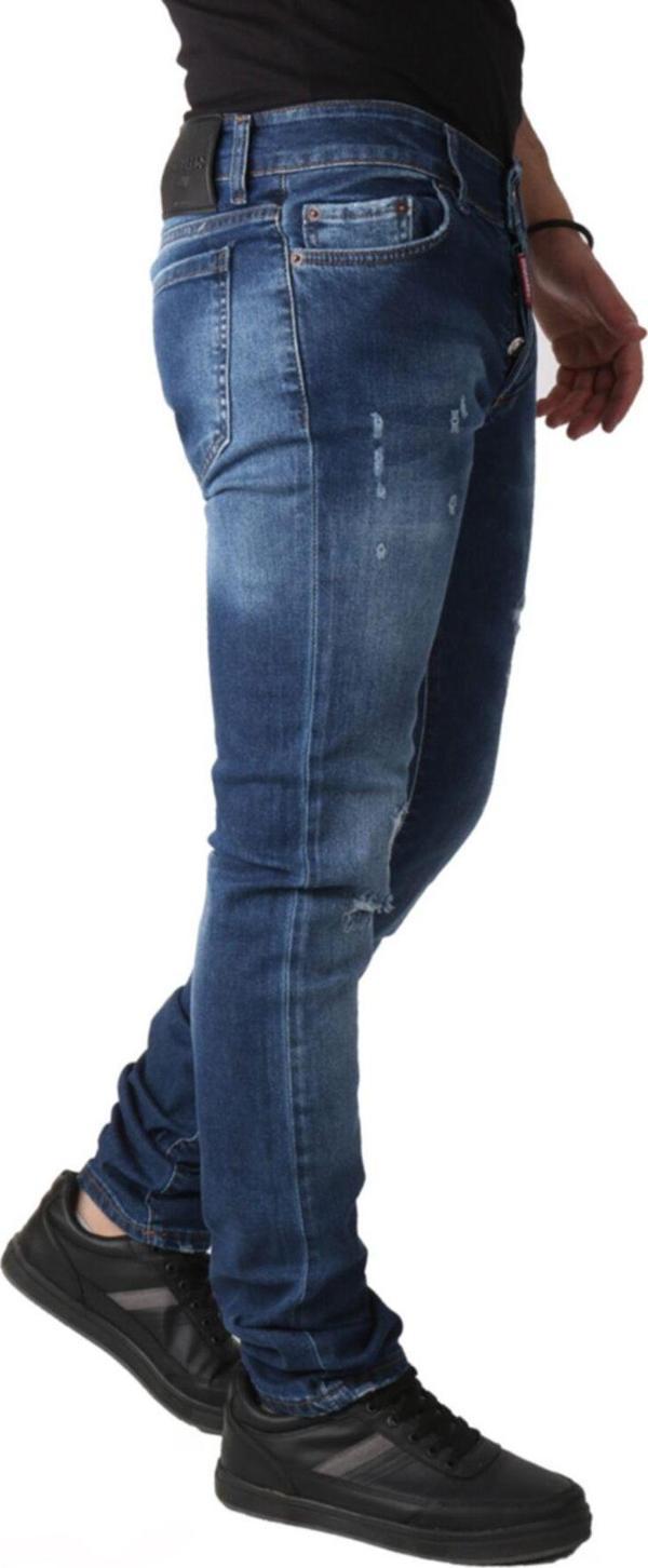 Viking'S Line Erkek Denim Trend Giyim Dsg Hld Prç Işlmli Mavi - Image 1