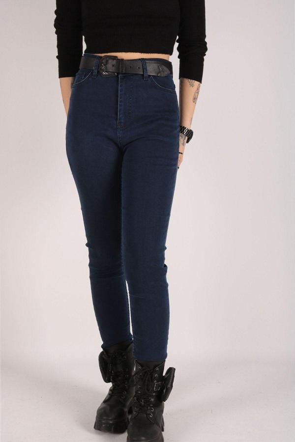 Viking'S Line Yüksek Bel Jeans Kadın Slim Pantolon Denim Kumaş - Image 1