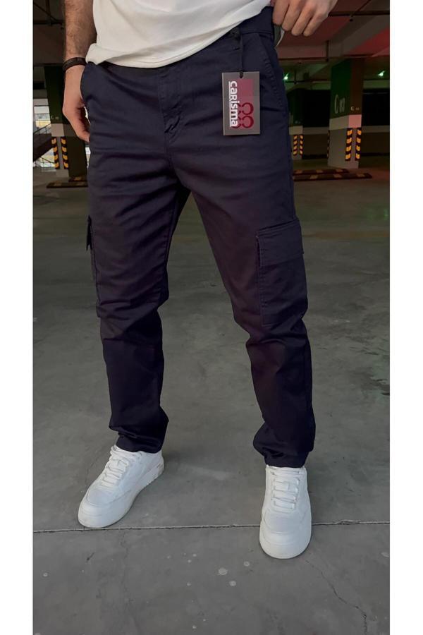 Viking'S Line Kargo Baggy Lacivert Likralı Kumaş - Image 1