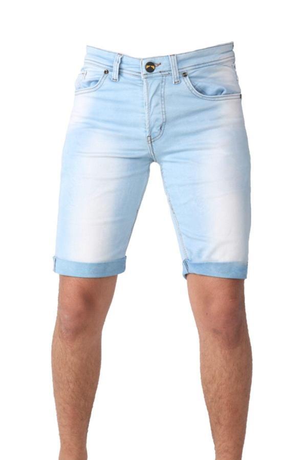 Viking'S Line Erkek Denim Şort Buz Mavi Trend - Image 1
