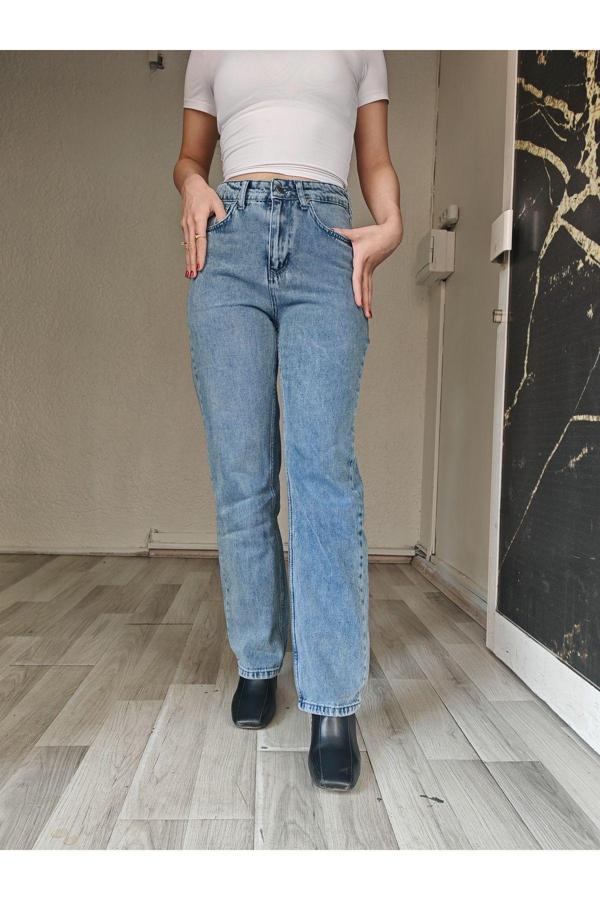 Viking'S Line Cep Detaylı Beyaz Palazzo - Image 1