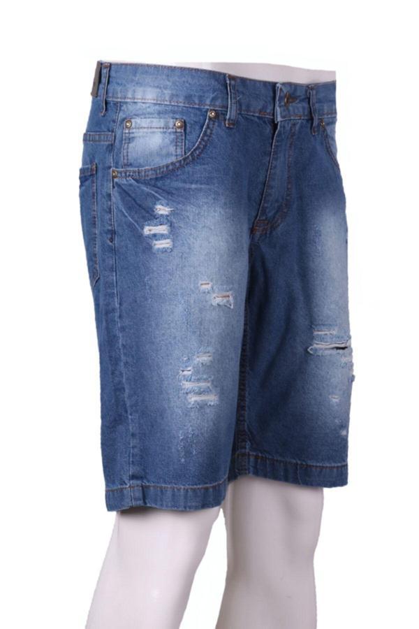 Viking'S Line Erkek Mavi Denim Şort - Image 1