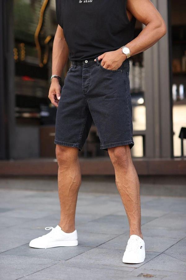 Viking'S Line Erkek Siyah Baggy Şort - Image 1