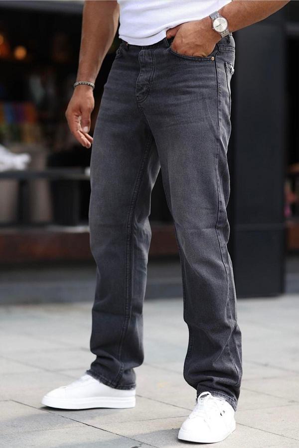 Viking'S Line Baggy Rahat Kalıp Füme Renk Kot Pantolon - Image 1