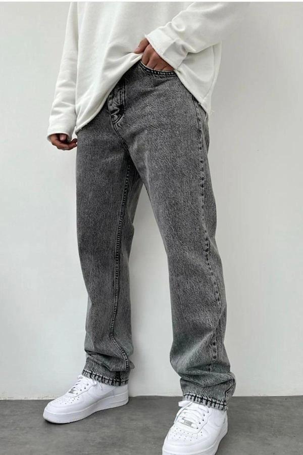 Viking'S Line Gri Baggy Pantolon - Image 1