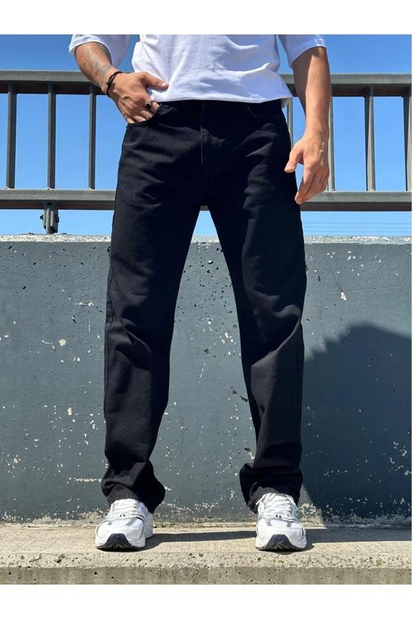 Viking'S Line Erkek Siyah Baggy Pantolon - Image 1