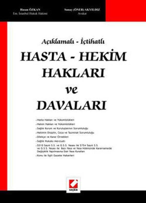Hasta Hekim Hakları ve Davaları - Seçkin Yayıncılık - Image 1