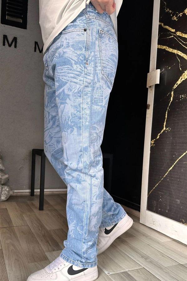 Viking'S Line Erkek Mavi Baggy Pantolon - Image 1