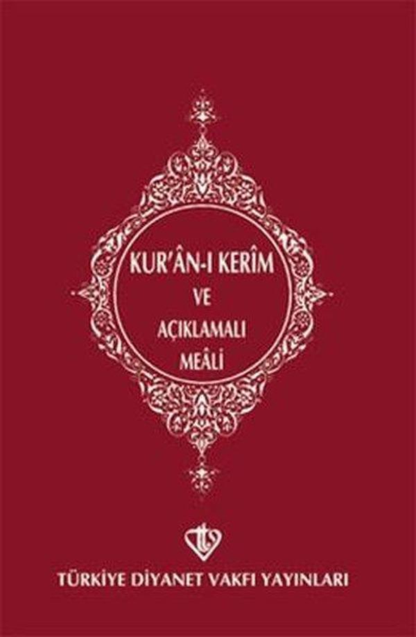 Kuran-ı Kerim ve Açıklamalı Meali - Metinli - Kırmızı - Türkiye Diyanet Vakfı Yayınları - Image 1