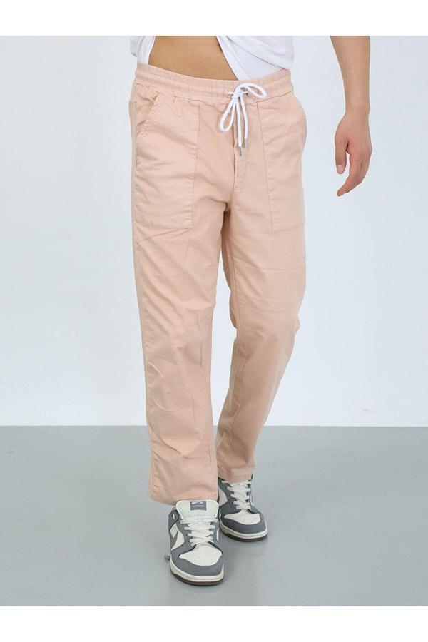 Kaizer Denim Pudra Oversize Premium Sewing Cepli Yürüyüş Pantolonu-Pudra - Xl - Image 1