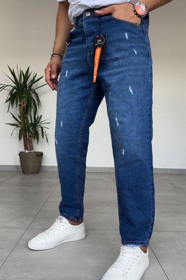 Viking'S Line Dnmman Erkek Boyfriend Fit Yıkamalı Jean Pantolon - Image 1