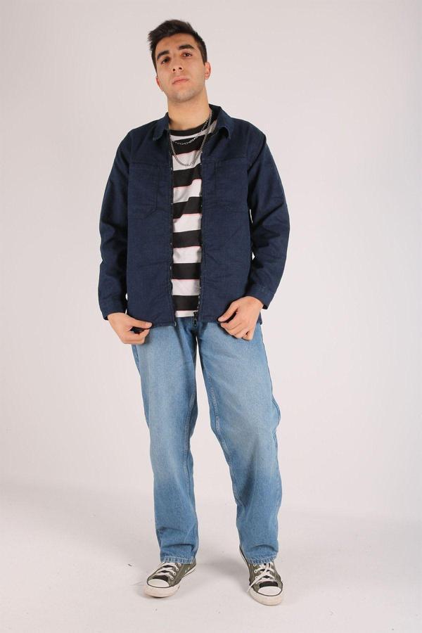 Viking'S Line Erkek Oversize Lacivert Ceket - Image 1