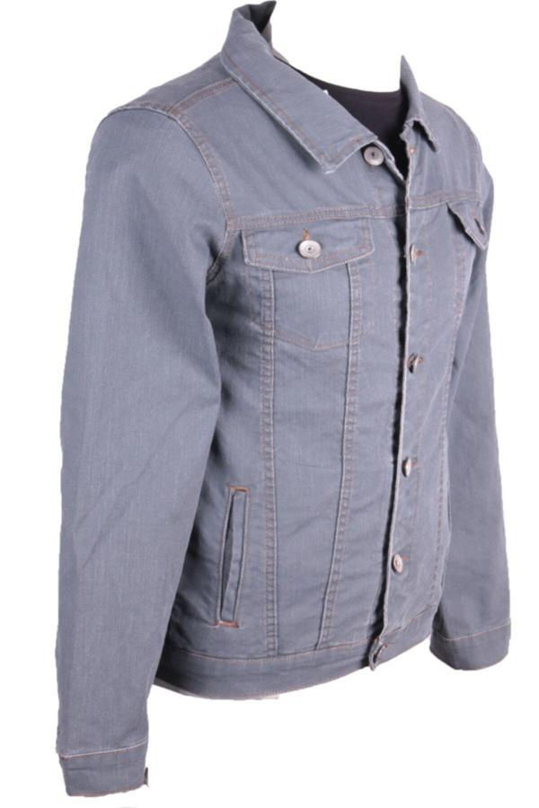 Viking'S Line Erkek Kaplama Gri Spor Mont Trend Kot Ceket - Image 1