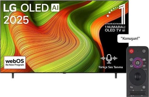 LG OLED65B56LA 65'' 165 Ekran Uydu Alıcılı 4K Ultra HD Smart webOS OLED TV - Image 1