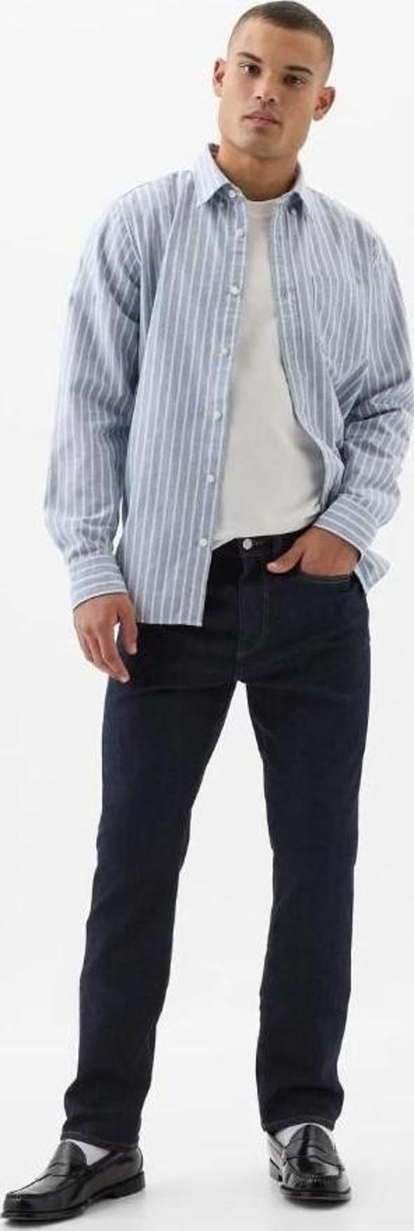 Gap V-Slım Opp Rınse Wash 885301000 Gapflex Slim Jean Pantolon Dar Kalıp Erkek Kot Pantolon - Image 1