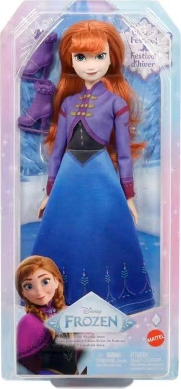 Nessiworld  JBG54 Disney Karlar Ülkesi Buz Pateni Temalı Anna Bebek - Image 1