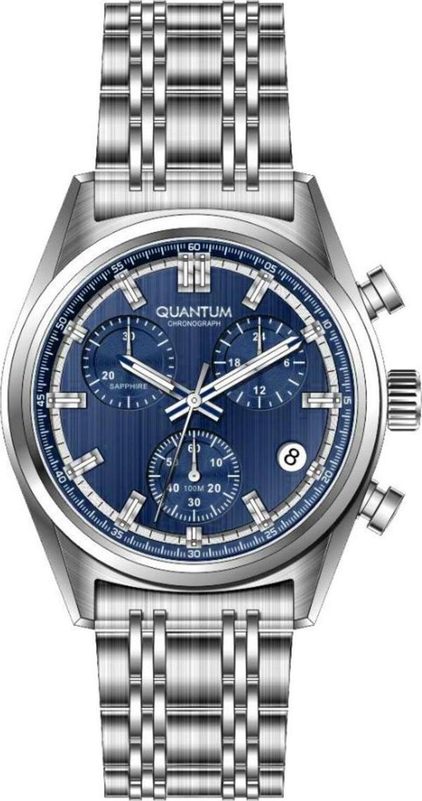 PWG1209.390 Chronograph Tüm Fonksiyonları Aktif 10 ATM Suya Dauanıklı Çelik Kasa Çelik Kordo - Image 1