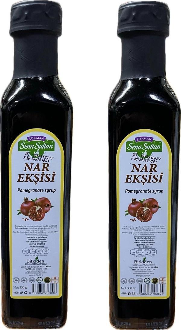 Doğal Nar Ekşisi 330 G, 2 Adet Lokman Sena Sultan - Image 1