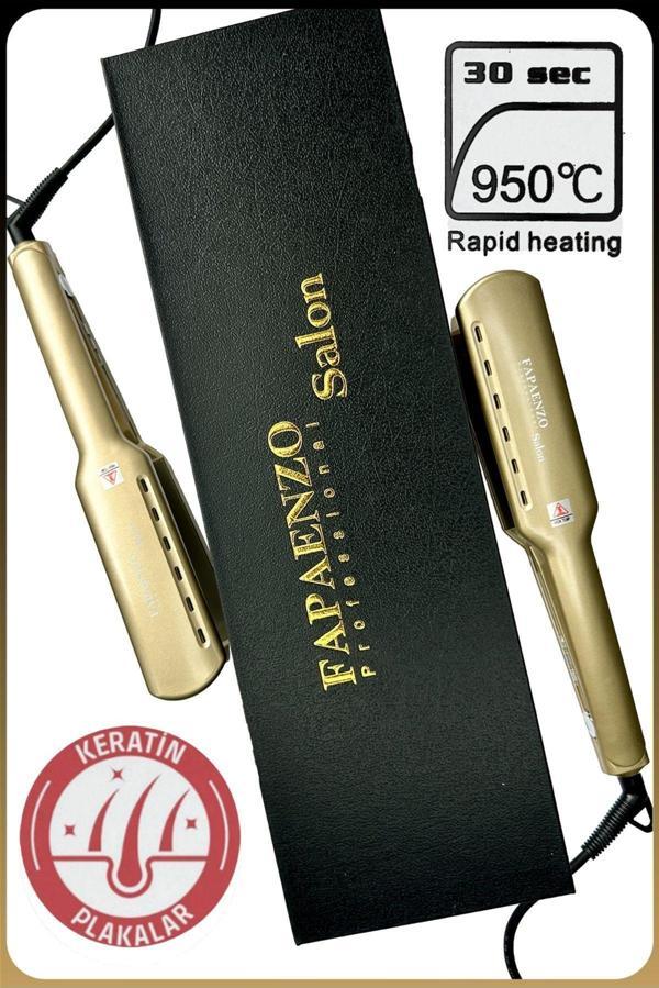 Revola Expert Fapaenzo Salon950°C Saç Düzleştirici Maşa Titanyum Dijital Ekran Keratin&Protein İthalatçı Garantili - Image 1
