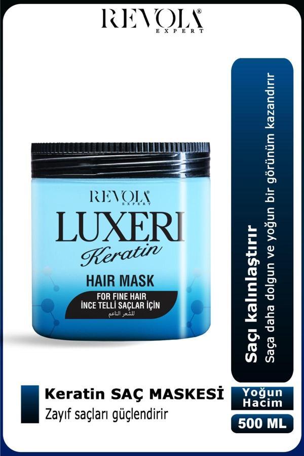 Revola Expert Luxeri Keratin Saç Maskesi İnce Telli Saçları Güçlendirir Kalınlaştırır Ve Dolgun Bir Görünüm Sağlar - Image 1