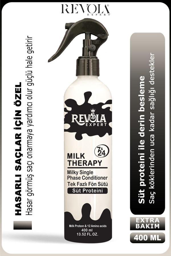 Revola Expert Mılk Therapy Süt Proteinli Condıtıoner Fön Suyu 400 Ml - Image 1