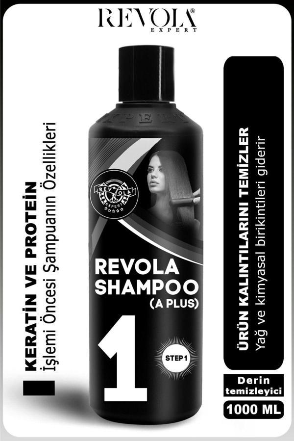 Revola Expert Keratin Ve Protein Öncesi Derinlemesine Temizlik Şampuanı - Saç Kutiküllerini Açar Ve Yağı Giderir - Image 1