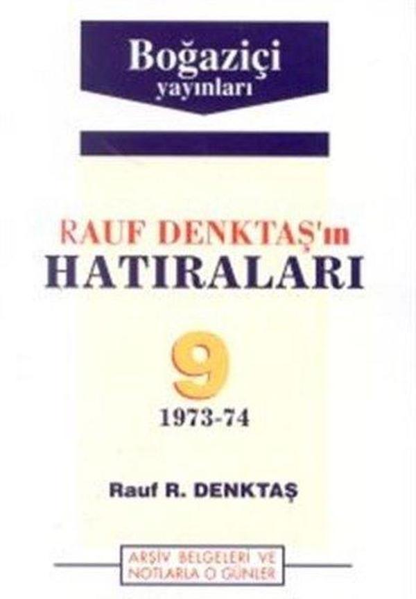 Rauf Denktaş'ın Hatıraları 9. Cilt - Boğaziçi Yayınları - Image 1