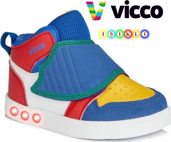 Vicco Ufo Işıklı Ortopedik Çocuk Boğazlı Spor Ayakkabı - Image 1