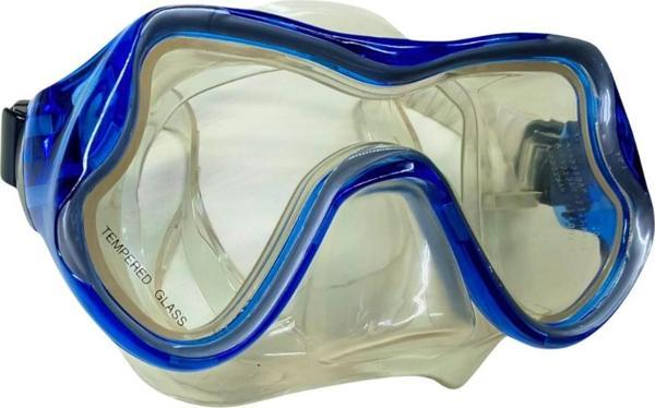 Star Diving Temper Camlı Dalış Maskesi Yetişkin - 51709-MAVİ - Image 1