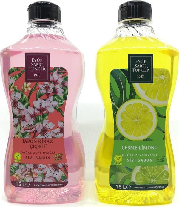 Eyüp Sabri Tuncer Sıvı Sabun Seti 1,5 lt - Image 1