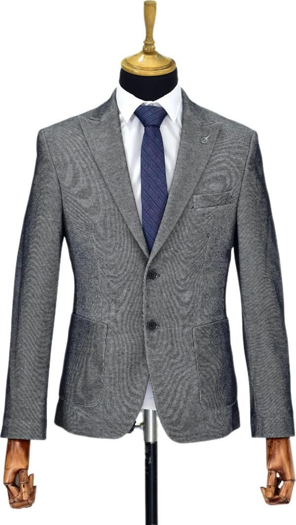 Erkek Tek Spor Ceket Çift Yırtmaçlı BGL-ST04512 - Image 1