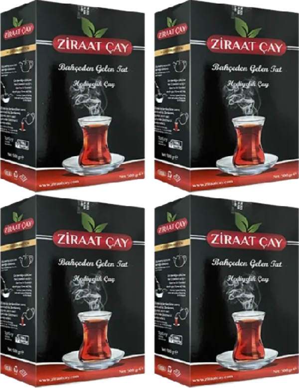Ziraat Çay Siyah Hediyelik 500 Gr X 4 Adet - Image 1