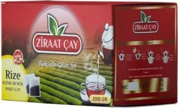 Ziraat Çay Süzme Demlik Poşet Çay 25 Gr - 2 Kg - Image 1