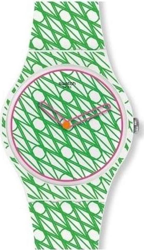 Swatch DUET IN GREEN & PINK SUOZ208 Kol Saati - Image 1