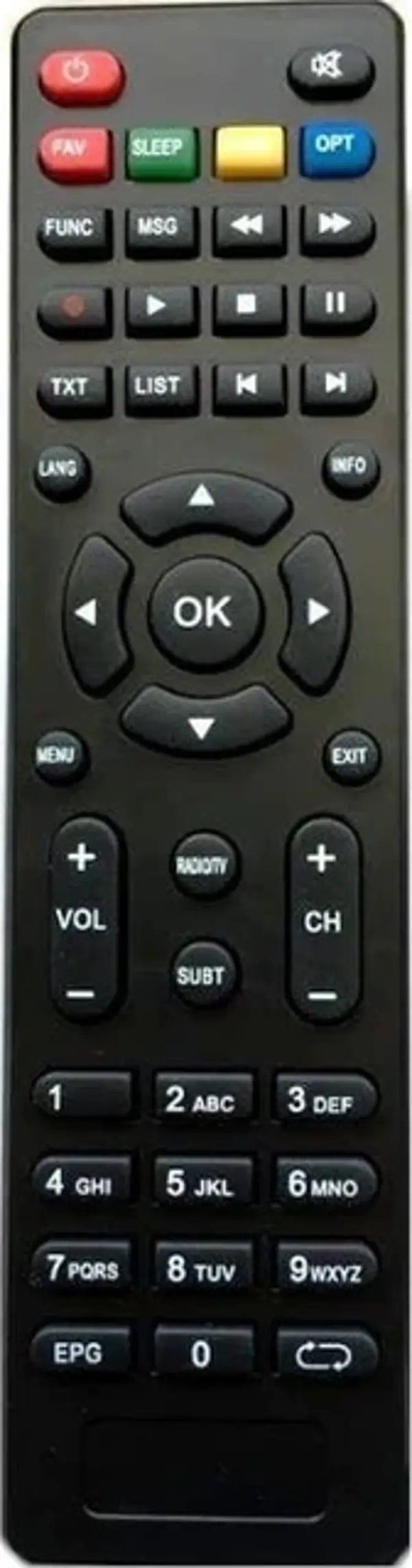 Teledünya Neta Kablolu Tv Kablo Tv Kablo Tv Tk-8001 Uzaktan Kumanda - Image 1